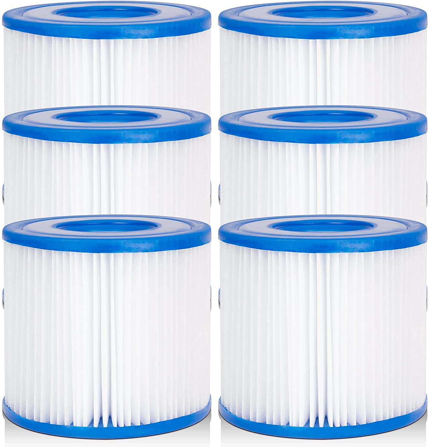 6Pack Future Way Type D, VII Pool Filter Cartridge, Compatible with