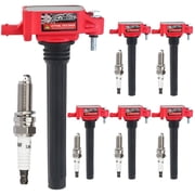 6 Pack UF648 Ignition Coils with Platinum Spark Plugs Compatible with Dodge Charger Challenger, Jeep Cherokee, Ram 1500 3.2L 3.6L V6