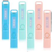 6 Pack USB C Rechargeable Mini Small LED Flashlights, Camping Lantern Combo Flashlight 6 Pack