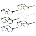 thumbnail image 1 of 6 Pack Reading glasses for women men cheaters Ultra light Readers +1.75, 1 of 4