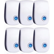 6 Pack Ultrasonic Pest Control ler, Mouse Traps Indoor for Home Mosquito lent Electronic Pest lent Plug in Cockroaches, Mice, Spiders, Ants, Bugs for House Kitchen Garage