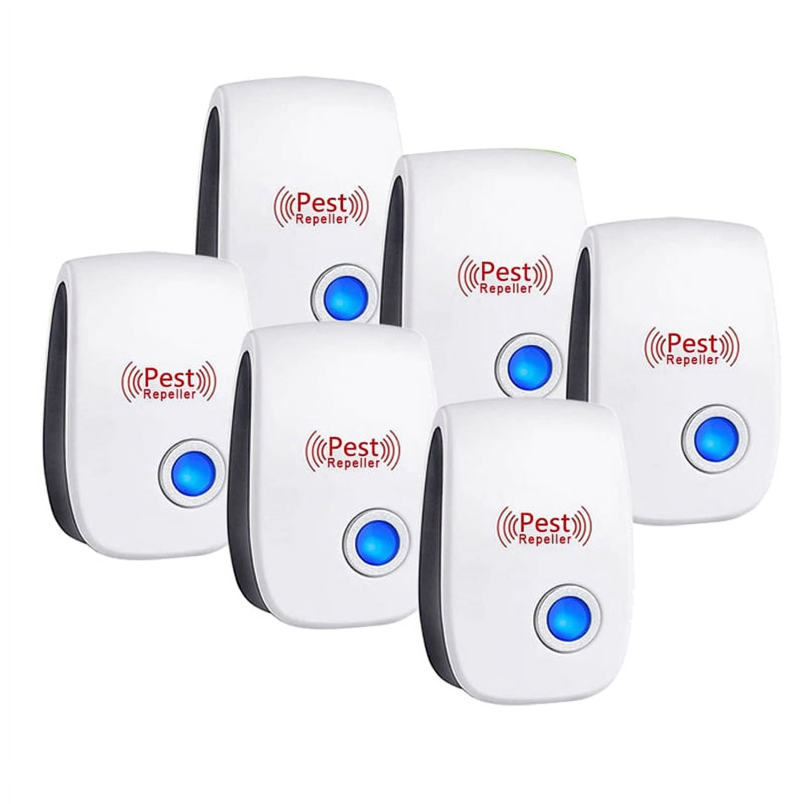 6 Pack Ultrasonic Pest Repeller Electronic Plug in Rodent Mouse Roach