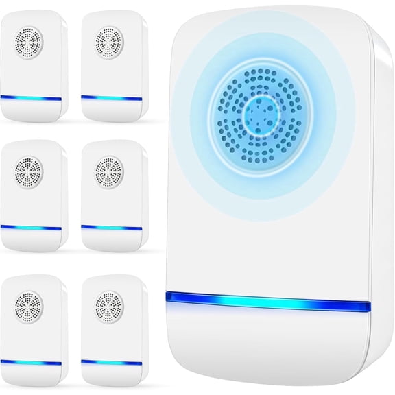 6 Pack,Ultrasonic Pest Repeller Indoor Plug-in,2026 Upgraded Electronic Pest Control with 3 Modes for Mice,Rats,Roaches,Mosquitoes,Spiders