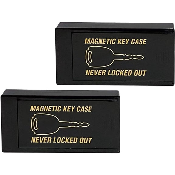 6-Pack Under-Car Hide-a-Key Holders, Secure Storage for Spare Keys of Cars, Houses, Warehouses and Offices to Prevent Lockouts