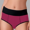 thumbnail image 1 of 6 Pack Underwear for Women High Waisted Plus Size Seamless Triangle With Butt Lifting Comfort Fit Full Coverage Panties, 1 of 4