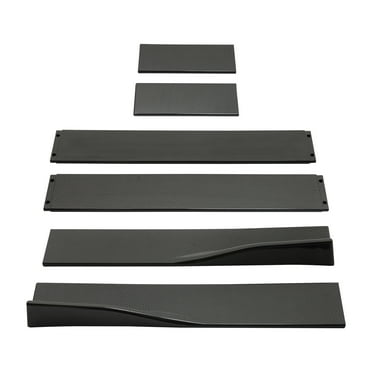 Gloss Black Side Skirt Extensions For Honda Fit – 46 Inch Rocker Panels Pair