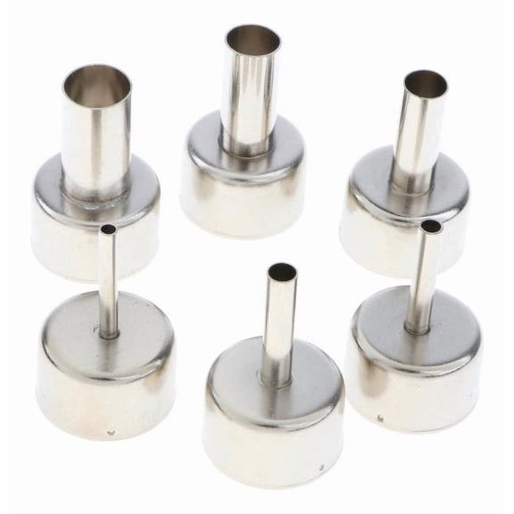 6 Pack Universal Heat Nozzles 858 With De De