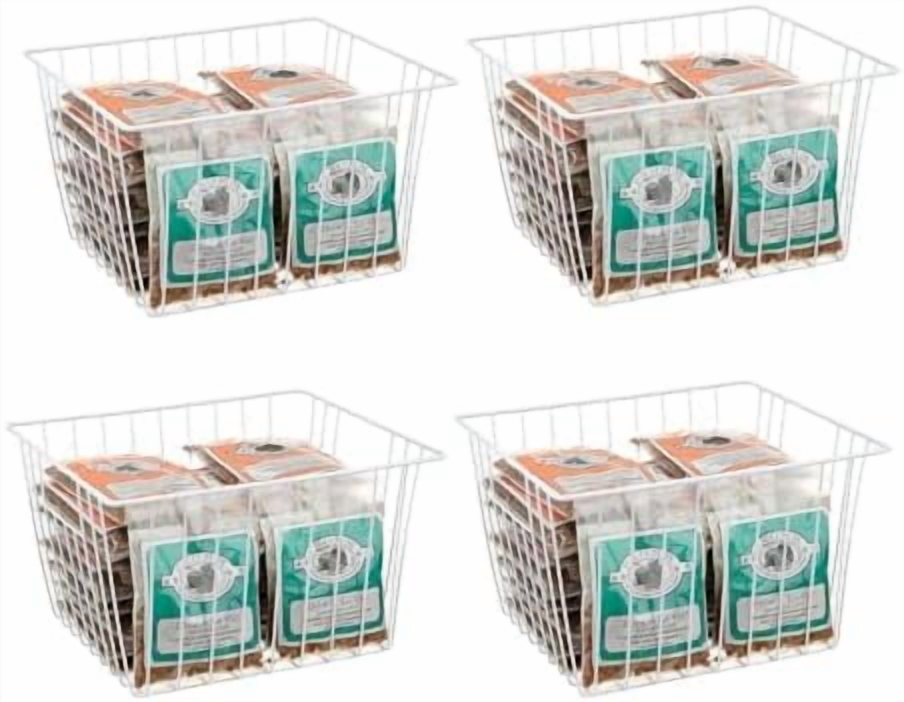 6 Pack Upright Freezer Organizer Bins - Standup Freezer Organizers for ...