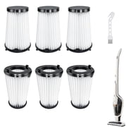 6 Pack VAF-1TM Filter Replacement Compatible with Electrolux Ergorapido Stick Vacuum Cleaner Standard and Pet Version PureAdvantage PureAdvantageTM Ergorapido EHVS3510AR Vacuum Filters