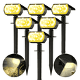 thumbnail image 1 of VOLIVO 6 Pack Solar Outdoor Lights, Waterproof Solar Spot Lights with 3 Modes, 64 LEDs, Dusk to Dawn Sensor, Decorative for Yard Patio Garden Walkway, Warm White, 1 of 8