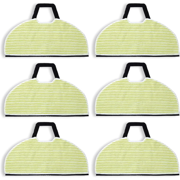 6 Pack Vacmop Replacement Pads for Shark AI Ultra 2-in-1 Robot Vacuum and Mop, Compatible with RV2610WA, AV2610WA, RV2620WD, RV2410WD Models, Machine Washable Microfiber Pads