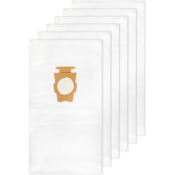 6 Pack Vacuum Cleaner Bags, Compatible with Kirby 204808 / 204811 Style F HEPA Filtration Vacuum Bags for Sentria Models