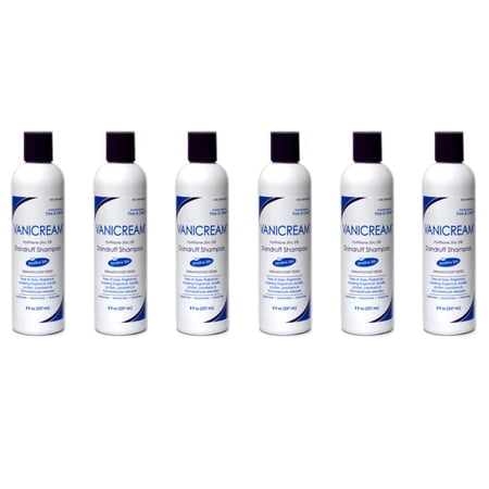 6 Pack Vanicream Medicated Anti-Dandruff Shampoo 8oz Each