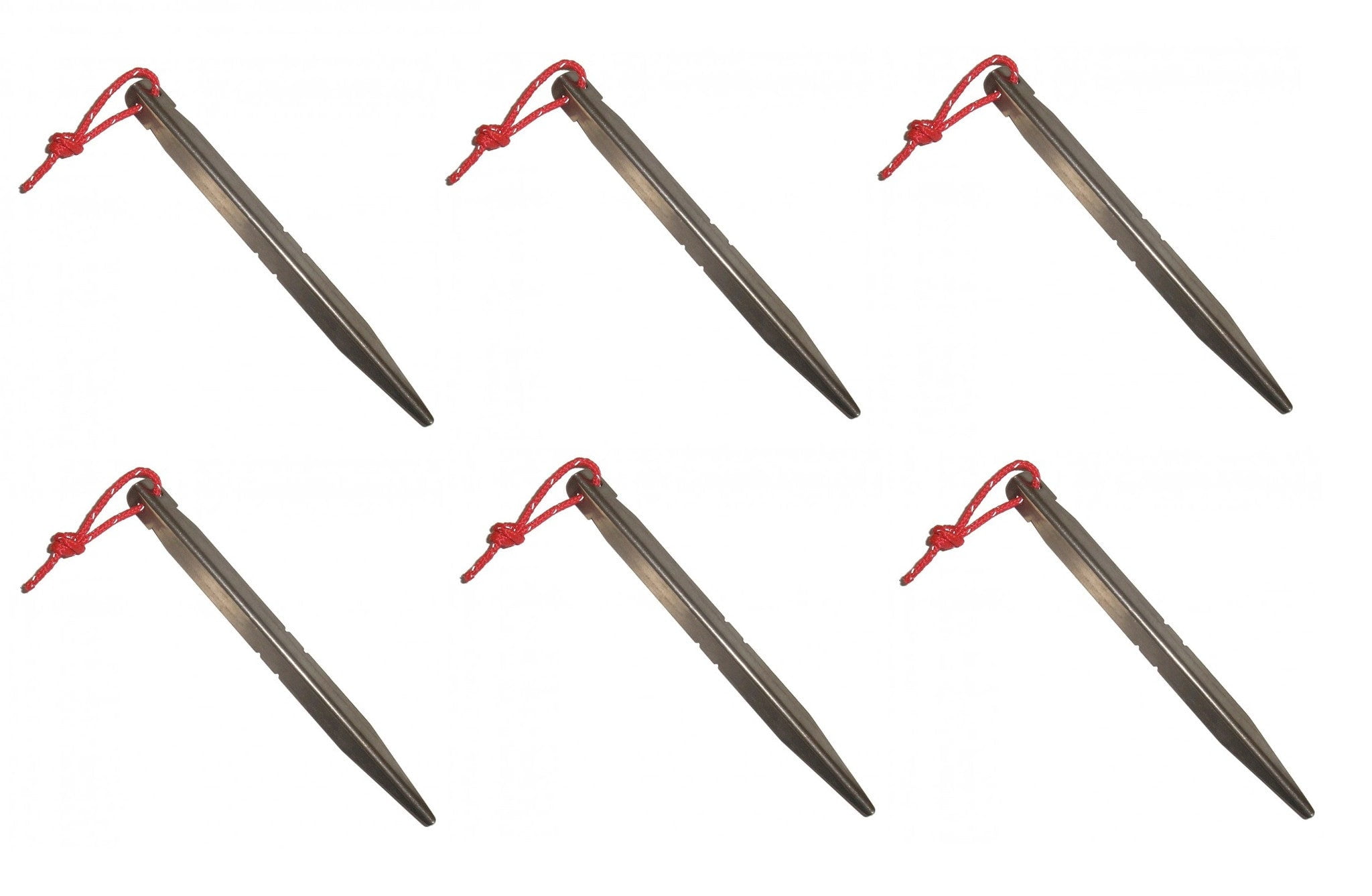 (Price/EACH)Vargo VART119 Titanium Crevice Tent Stake 6Pack
