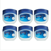 6 Pack Vaseline Original Lip Therapy For Soft Smooth Lips 0.25Oz Each