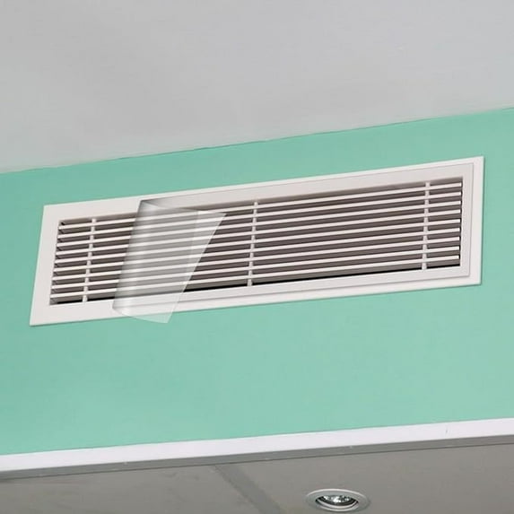 6 Pack Vent Covers For Home - Pet Air Vent Covers With Clear Adhesive 8 Inch X 15.5 Inch Ventilation Covers For Hvac Systems, Floor Registers, Ceiling Vents, Wall Vents, Reducing