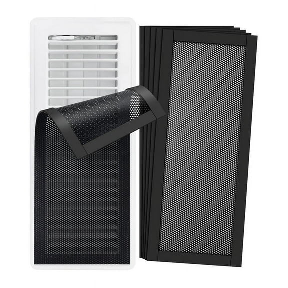 6 Pack Vent Covers for Home Floor Vent Covers 4x10 Inch Magnetic Vent Screen Mesh Floor for Home Ceiling Wall Air Vent