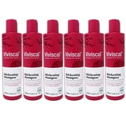 6 Pack - Viviscal Thickening Shampoo, with Biotin & Keratin, with Marine Collagen and Seaweed Extract, Gently Cleanses & Stimulates Scalp for Fuller, Healthier-Looking Hair, 8.45 FL OZ 250 ml