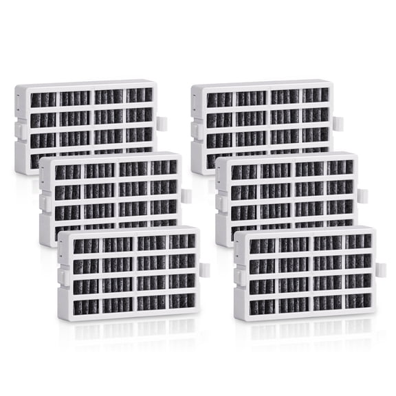 6 Pack W10311524 Refrigerator Air Filter Replacement Compatible with Whirlpool, Maytag, KitchenAid, Jenn-Air, AIR1 & Kenmore Fresh Flow  Replaces W10311524, FreshFlow & AIR1 for Fridges