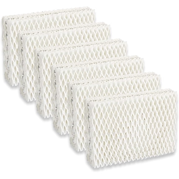 6 Pack WF813 Humidifier Filter Replacement, Fits EQWF813 PCWF813 RCM832 RCM-832N PCCM-832N Cool Mist Humidifier Wick Filter