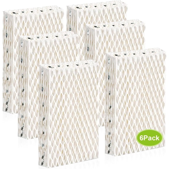 6 Pack WF813 Humidifier Filters Wick Replacement Compatible with ReliOn RCM-832 RCM-832N WF813 DH832 ProCare PCWF813 Equate EQWF813 EQ-2119-UL Duracraft DH-830 Cool Mist Humidifier Filters