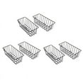 thumbnail image 1 of 6 Pack Wall Grid Panel Hanging Wire Basket,Grid Wall Storage Basket,Wall Mount Baskets Display Shelves for Kitchen,Home, 1 of 5