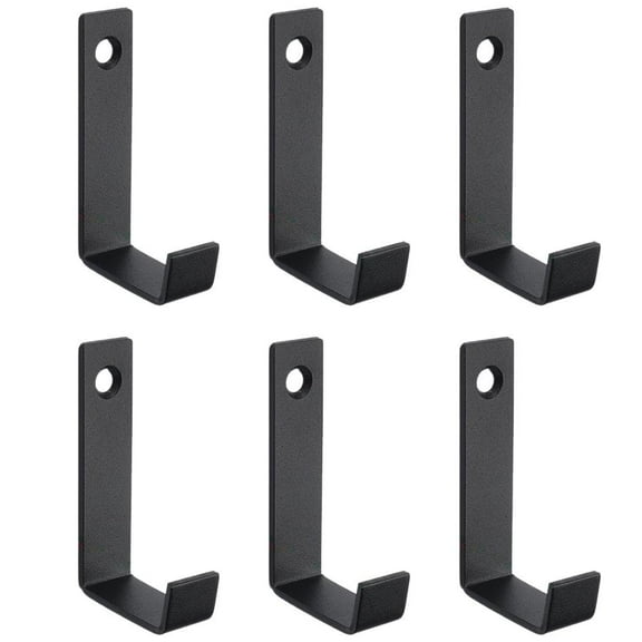 6 Pack Wall Hooks Heavy Duty Stainless Steel Outdoor Wall Hooks for Hanging Robe Towel Coat Backpack Keys