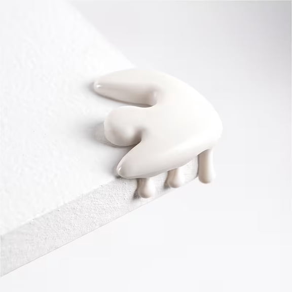 6 Pack Water Drop Corner Protectors - Durable PE Material Edge Guards for Child Safety and Home Protection
