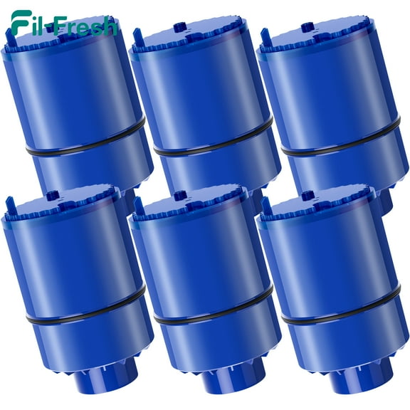 Fil-Fresh 6-Pack Water Filter Replacement for PUR RF-9999 PLUS Faucet System, NSF Certified, Replaces FM-3700, PFM400H, PFM350V, RF3375 & Mineral Core