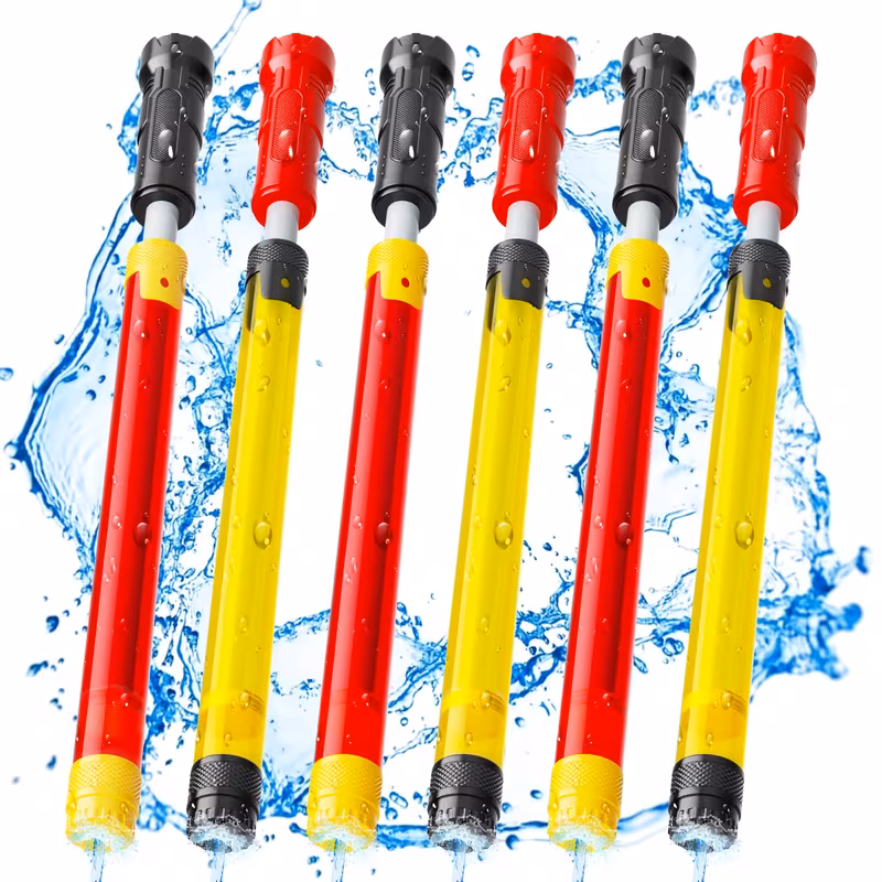 6 Pack Water Squirt Toys for Kids Adults:Shoot Up to 40Feet -Outdoor Super Blaster Water blasters for Kids Age 3+ Bulk - Fun Water Squirter Toy for Swimming Pool Beach Summer Outside Party Games