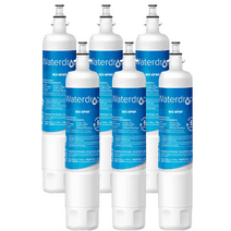 6 Pack Waterdrop RPWF Refrigerator Water Filter Replacement for GE® RPWF (NOT FIT RPWFE)