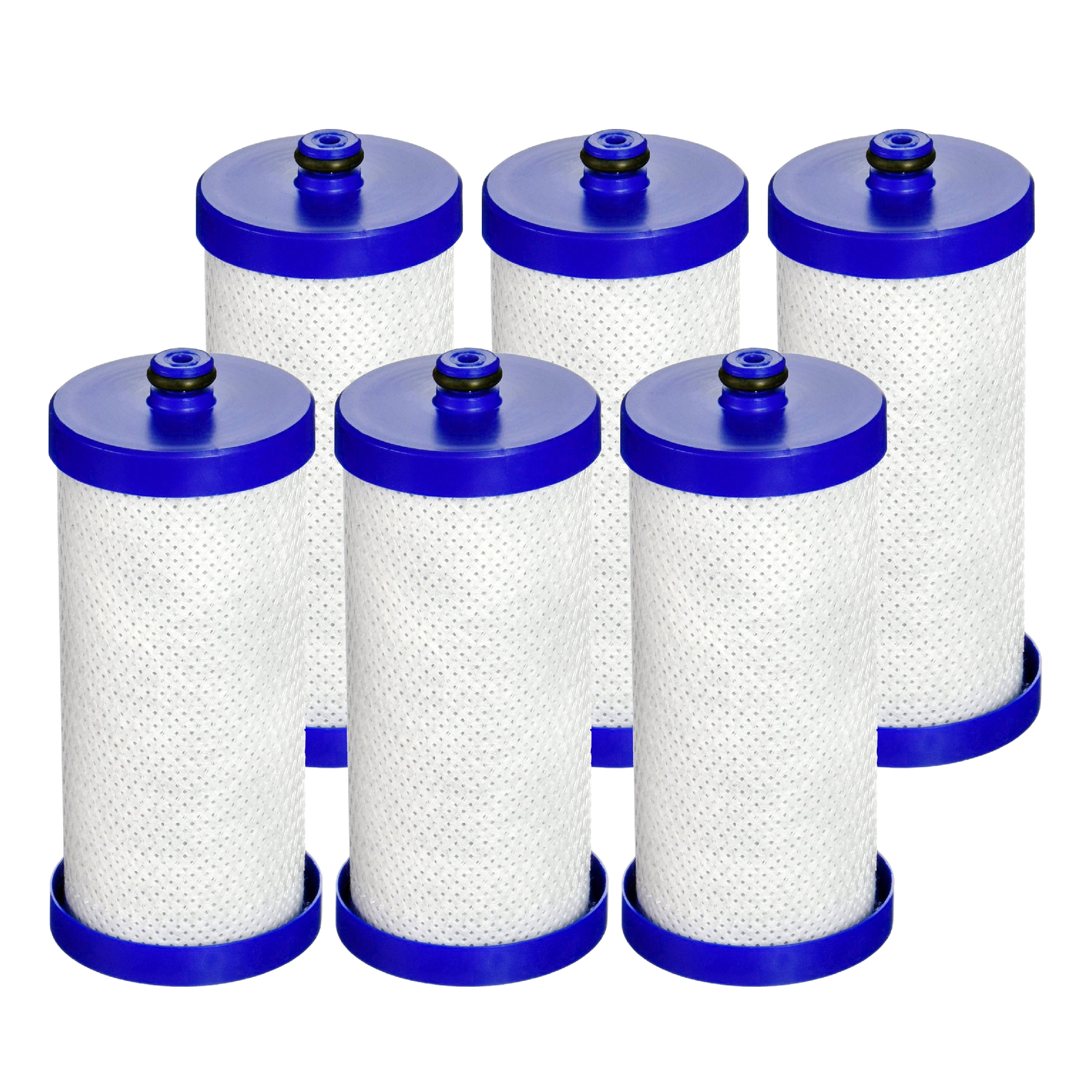 6 Pack Waterdrop WF1CB Replacement for WF1CB, WFCB, RG100, NGRG2000, Kenmore 9912 Refrigerator Water Filter