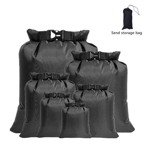 6 Pack Waterproof Outdoor Dry Sacks
