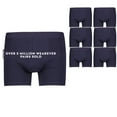 thumbnail image 1 of 6-Pack Wearever Men's Cotton Regular Absorbency Reusable Incontinence Trunk Boxer Brief Navy 3X (Waist 46-48), 1 of 9