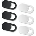 thumbnail image 1 of 6 Pack Webcam Covers for Iphone iPad Smartphone Laptop Camera Cover Mobile Tablet 3 x White and Black, 1 of 5