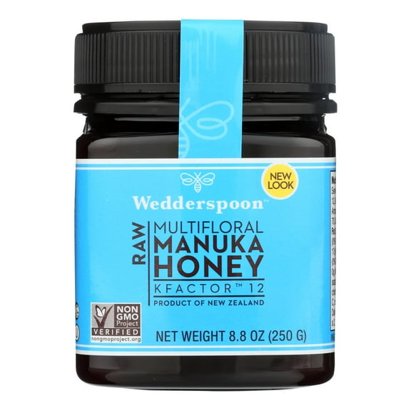 (6 Pack) Wedderspoon GMO-Free Manuka Honey, 8.8 Fl Oz
