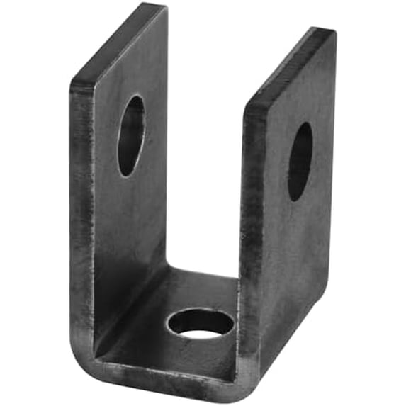 6 Pack Welded Beam Clamps Attachment, U Bracket, 1-1/4" Inner Width, Fit 5/8" Pin