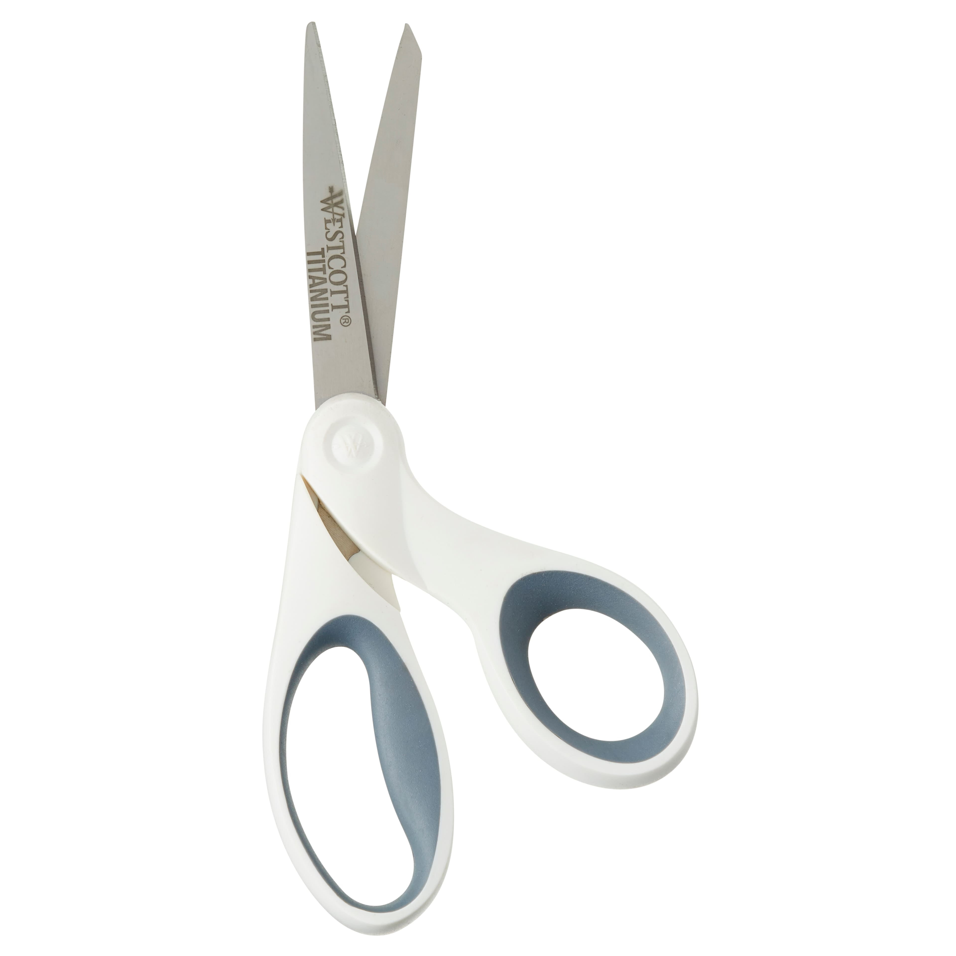 Westcott Bent Titanium Scissors, 6 Pack