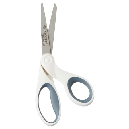 Westcott Bent Titanium Scissors, 6 Pack