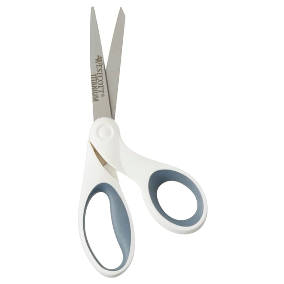 Westcott Bent Titanium Scissors, 6 Pack
