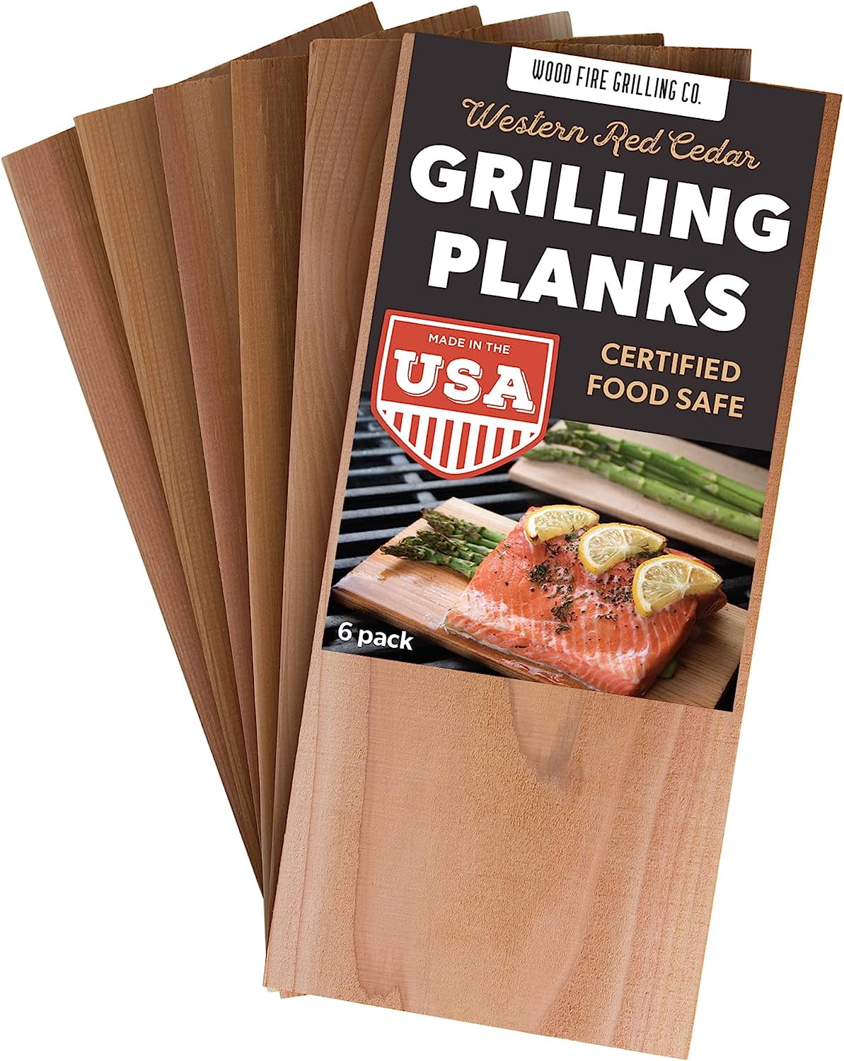 Zedernholz Grillbretter - 12er Pack Für Saftiges Grillgut Mit Raucharoma, Made In USA