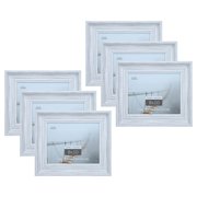 Studio Decor Home White Distressed Catalina Frame, 6 Pack