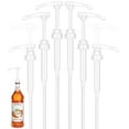 thumbnail image 1 of 6-Pack White Little Squirt Syrup Pumps for Coffee Syrup Bottles, Fits 750ml 25.4oz Torani, Skinny, DaVinci Bottles, Coffee Syrup Dispenser for Coffee Bar, 1 of 7