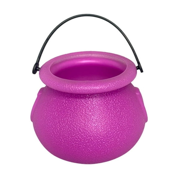 6-Pack Witch Cauldron Bucket, 6-Piece Set For Halloween Candy Bowl Decorations Desktop Ornaments Stand Bucket Supplies Indoor Outdoor Fall Home Decor, Spooky Eerie Mystery Potion