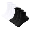 thumbnail image 1 of 6 Pack Women's Athletic Quarter Ankle Low Cut Cotton Socks Cushioned Sports Running, 1 of 6