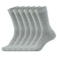 thumbnail image 1 of 6-Pack Women's Breathable Cotton Crew Socks - Ultra Soft Everyday Socks, 1 of 6