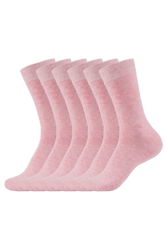 6-Pack Women's Breathable Cotton Crew Socks - Ultra Soft Everyday Socks