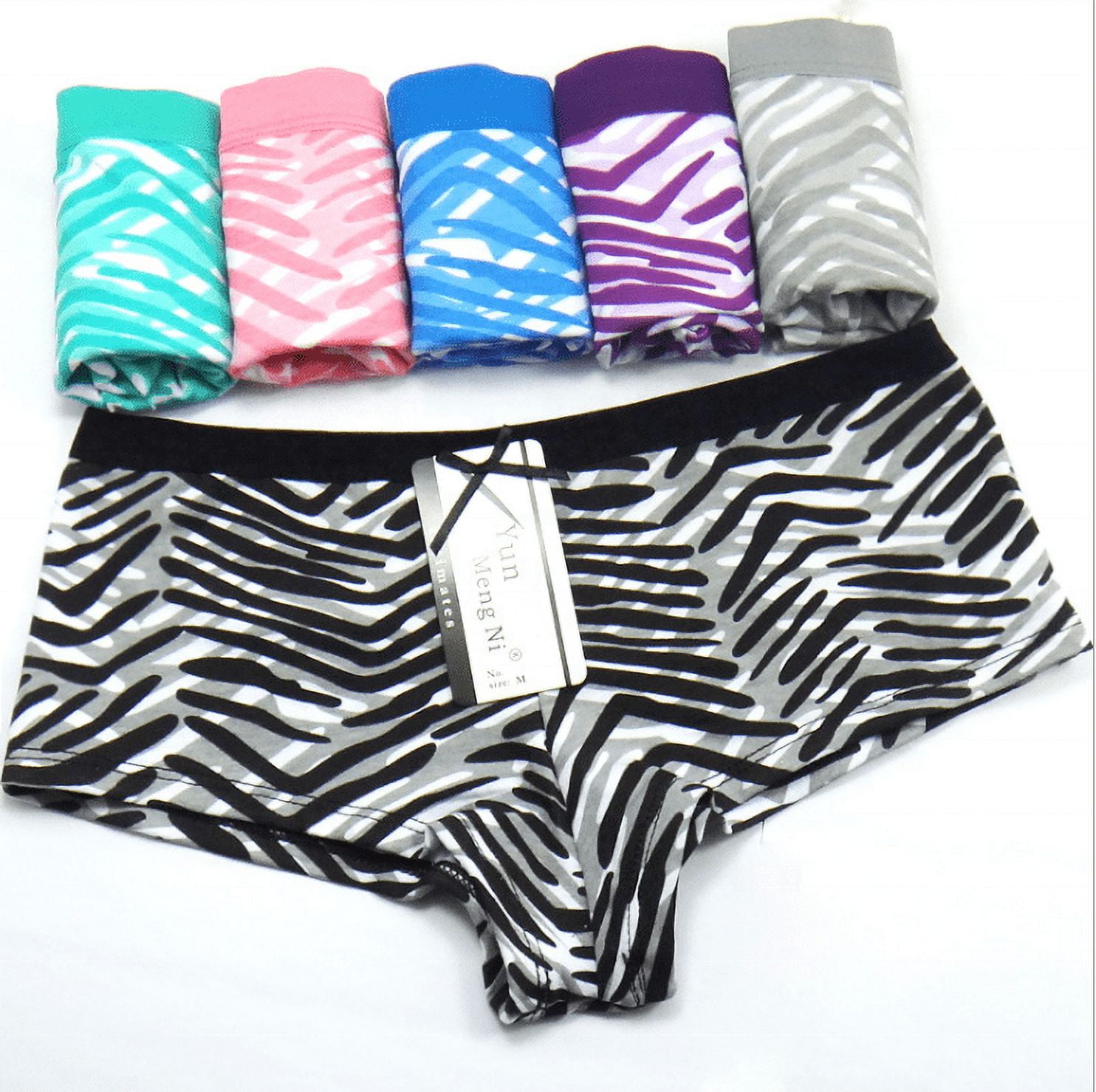 Felina Cotton Modal Hi Cut Panties - Sexy Lingerie Panties for Women -  Underwear for Women 8-Pack (Floral Dots Basic Combo, Large) 