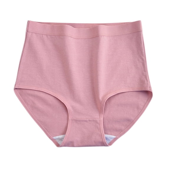6 Pack Women's Stretch Underwear Solid Color Butt Lifting Plus Size Large Elastic Breathable Comfortable Soft Ladies Panties
