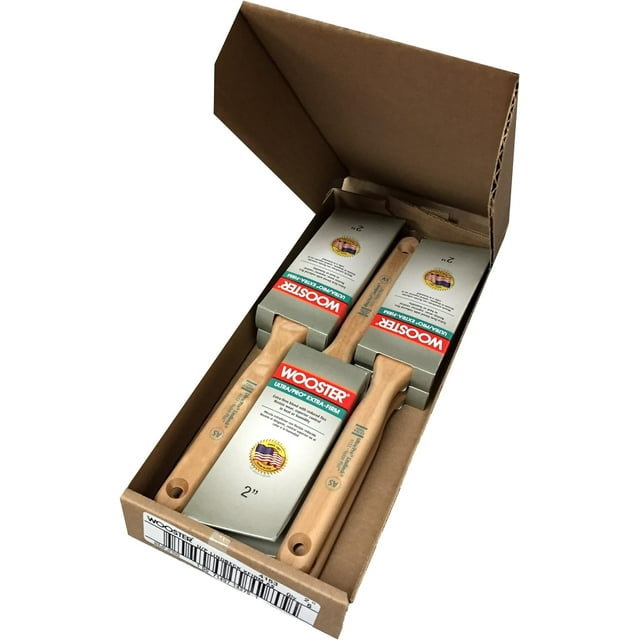 6 Pack Wooster 41532 Ultra/Pro ExtraFirm Lindbeck 2" Angled Sash